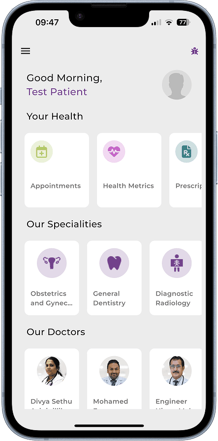 Jabal Sina Patient App